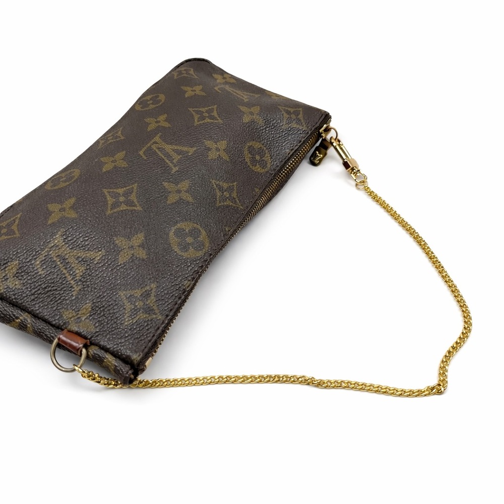 Louis Vuitton Brown and Gold Clutch - Picture 3 of 6